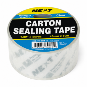NEXT, Carton Sealing Tape, Transparent Packing Mailing Tape